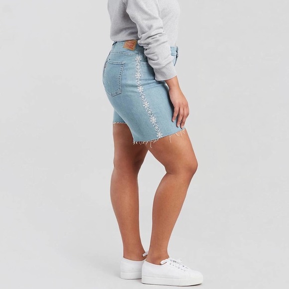 Levi's Pants - Levi's Floral Embroidered Cutoff Denim Shorts 20W